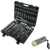 KSTOOLS Pack KS TOOLS - Coffret D'outils Chrome Mat - 179 Pcs - Lampe Torche à LED COB - L.84 Mm -Clés et douilles Soldes 64278625 1