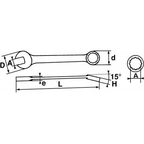 SAM OUTILLAGE - Clés Mixtes En Pouce | 3/8'' 4 SAM OUTILLAGE - Clés Mixtes En Pouce | 3/8'' – Image 2