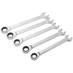 Clé à Cliquet Mixtes Combiné Spanner Acier Au Chrome Vanadium Jeu De 12 Noir Et Argent FUIENKO -Clés et douilles Soldes 64475818 4