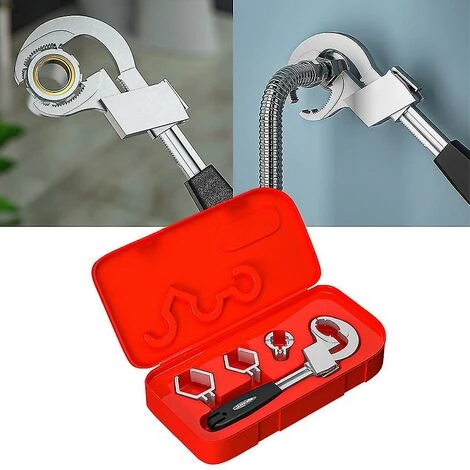 BDD Clé à évier Polyvalente Clé De Salle De Bain Clé à Dents à Arc Outil à Main Pour Planche Mobile 3 BDD Clé à évier Polyvalente Clé De Salle De Bain Clé à Dents à Arc Outil à Main Pour Planche Mobile – Image 2