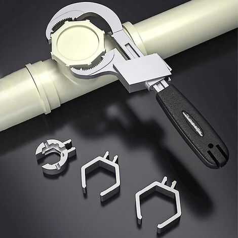 BDD Clé à évier Polyvalente Clé De Salle De Bain Clé à Dents à Arc Outil à Main Pour Planche Mobile 5 BDD Clé à évier Polyvalente Clé De Salle De Bain Clé à Dents à Arc Outil à Main Pour Planche Mobile – Image 4