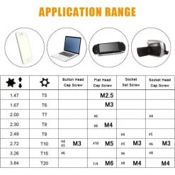 OSQI Clés Torx Décalées, Kit De 8 Clés Allen Torx, Tournevis étoile T5 T6 T7 T8 T9 T10 T15 T20, Jeux De Clés Outils à Main Clés Hexagonales Torx 11 OSQI Clés Torx Décalées, Kit De 8 Clés Allen Torx, Tournevis étoile T5 T6 T7 T8 T9 T10 T15 T20, Jeux De Clés Outils à Main Clés Hexagonales Torx -Clés et douilles Soldes 65504957 5