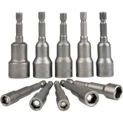 OSQI 10 Pièces Jeu De Douilles Hexagonales Magnétiques 6-15mm Tournevis à Percussion, Jeu De Clés à Douille Hexagonales Magnétiques Outil D'adaptateur De Prise De Douille Hexagonale Magnétique 1/4 8 OSQI 10 Pièces Jeu De Douilles Hexagonales Magnétiques 6-15mm Tournevis à Percussion, Jeu De Clés à Douille Hexagonales Magnétiques Outil D'adaptateur De Prise De Douille Hexagonale Magnétique 1/4 -Clés et douilles Soldes 65505343 2