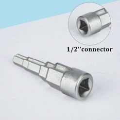 DONTODENT Clé Universelle Pour écrou De Valve, Clé étagée Avec Clé Carrée Interne Avec 5 étapes 10-21 Mm Pour Plomberie Et Radiateurs 10 DONTODENT Clé Universelle Pour écrou De Valve, Clé étagée Avec Clé Carrée Interne Avec 5 étapes 10-21 Mm Pour Plomberie Et Radiateurs -Clés et douilles Soldes 66134352 4