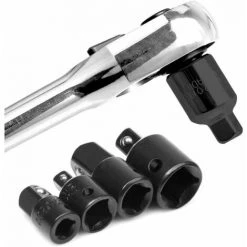 Cisea Jeu D'Augmentateurs Et Réducteurs Adaptateur à Cliquet Adaptateurs Réducteurs Pour Douilles Et Embouts 4pcs 1/2" 1/4" 3/8" Pillote -Clés et douilles Soldes 67563999 3