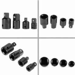 Cisea Jeu D'Augmentateurs Et Réducteurs Adaptateur à Cliquet Adaptateurs Réducteurs Pour Douilles Et Embouts 4pcs 1/2" 1/4" 3/8" Pillote -Clés et douilles Soldes 67563999 4