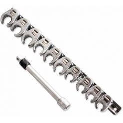 FORCE TETES DE CLES A TUYAUTER CROWFOOT 12 PANS - DE 10 à 19