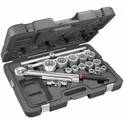 Facom Coffret Douilles 3/4'' 12 Pans Métriques, 13 Pièces - KL.501