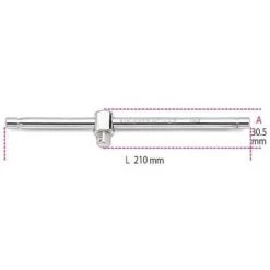 BETA Poignée Coulissante 3/8" - 910 /42 - 009100854