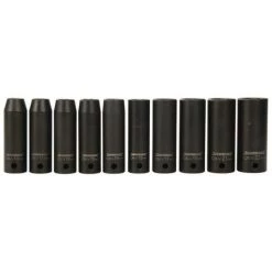 SILVERLINE Jeu De 10 Douilles Impact Métriques 1/2'' Profondes à Entraînement 6 Pointes - 10 - 22 Mm 10 SILVERLINE Jeu De 10 Douilles Impact Métriques 1/2'' Profondes à Entraînement 6 Pointes - 10 - 22 Mm -Clés et douilles Soldes 9156404 4