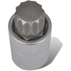 VidaXL Jeu De Douilles à 12 Pointes 10 Pcs Sur Une Bande -Clés et douilles Soldes 929784 4