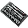Module 23 Pièces Cliquet Douilles 1/2 6 Pans Métriques FACOM - MOD.S161-36PB -Clés et douilles Soldes 9412720 1