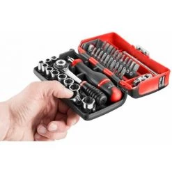 FACOM - Coffret Cliquets + Embouts 1/4 - R2NANOPB -Clés et douilles Soldes 95251 4